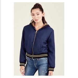 True Religion | Medium | Crinkle Bomber Jacket